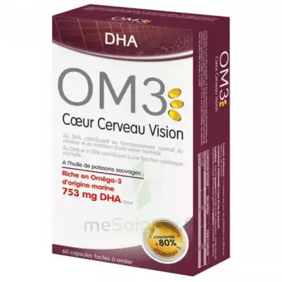 Om3 Dha Coeur Cerveau Vision Caps B/60 à NIMES